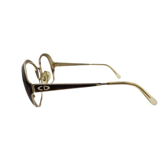 Vintage Christian Dior Sunglass Frames 2132 Gold Tortoise 54 16 No Lenses main image 10